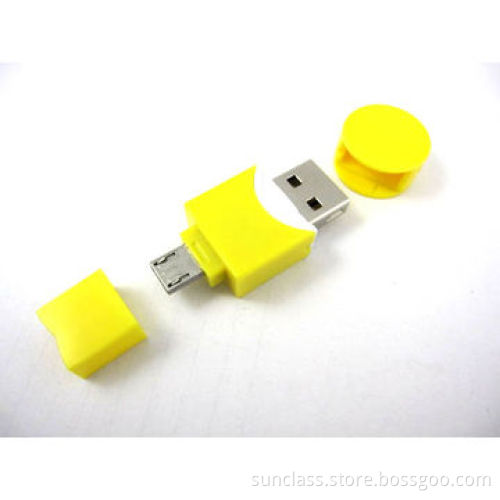 Smartphone OTG USB Flash drive with Micro SD Inside